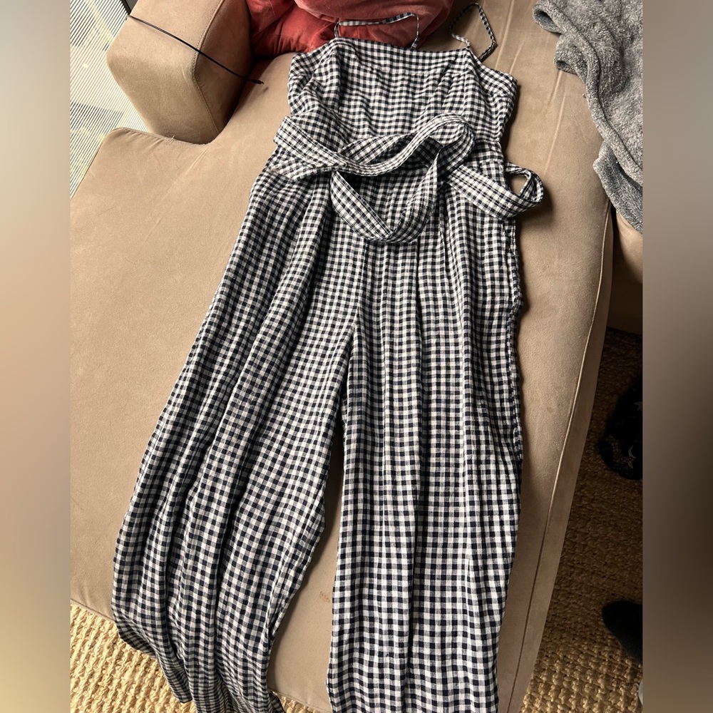 Plaid JCREW jumpsuit